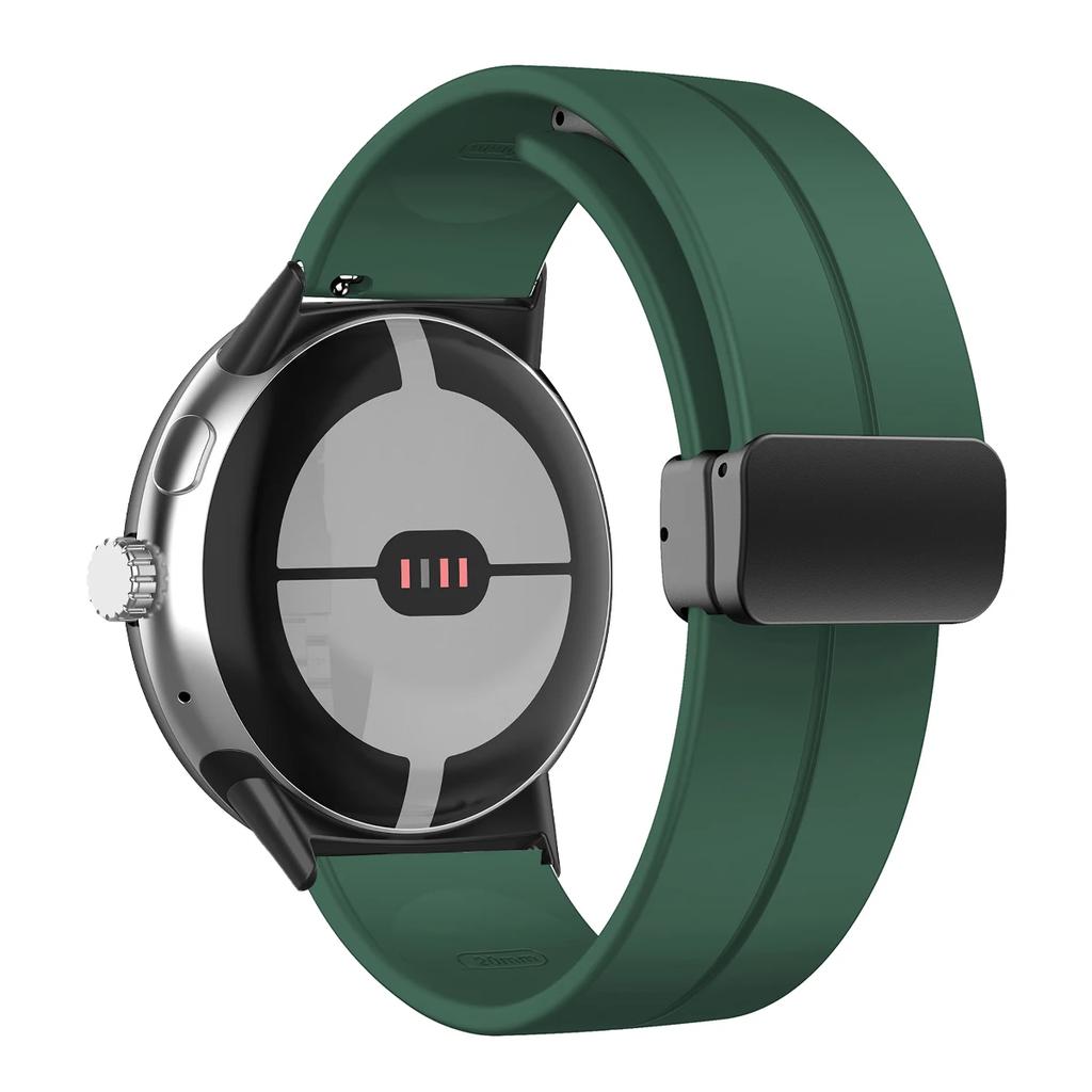 НОВЫЙ силиконовый ремешок для Google Pixel Watch 3 45 мм, ремешок для Google Pixel Watch 1 2 3 41 мм, магнитный браслет-аксессуар