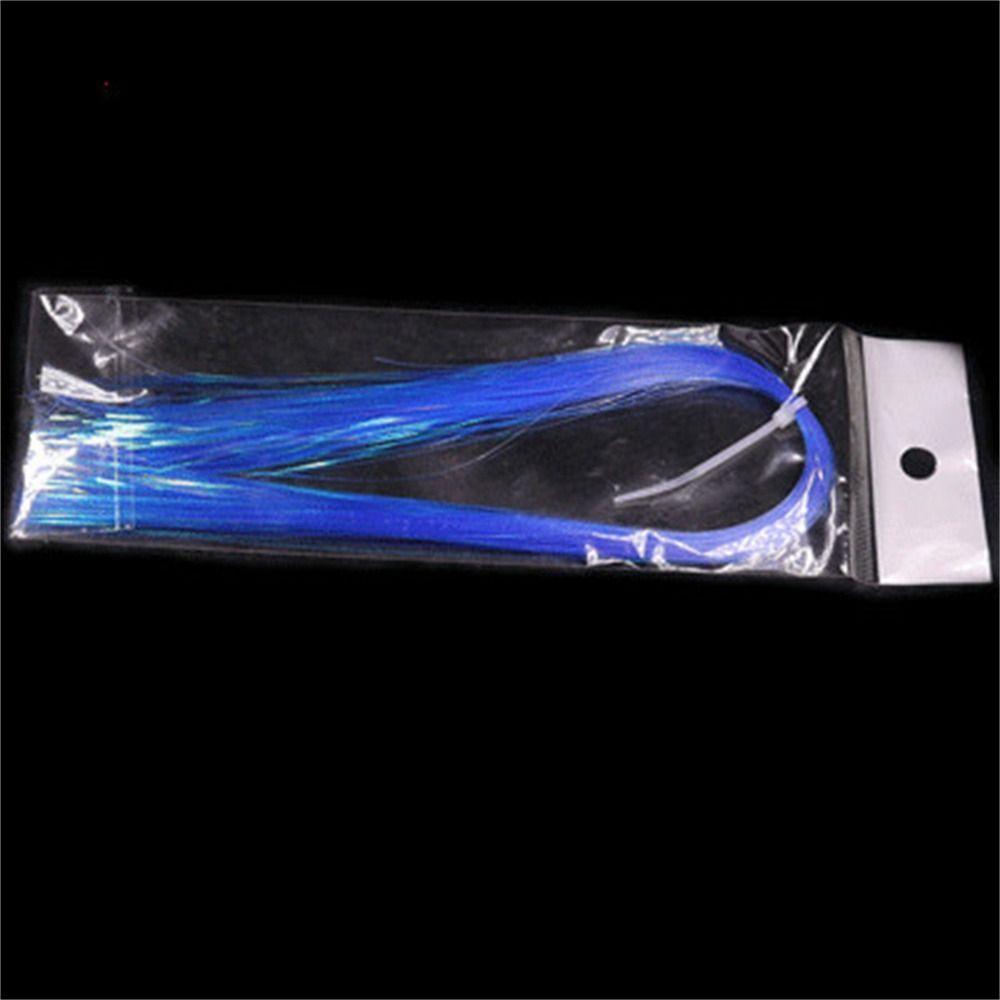 Shining Fly Fishing Jig Hook Streamer Fly Tying Tinsel Assist Hooks Line Fly Tying Materials