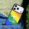 Heart Rainbow Gay Pride LGBT phone case cover Compatible with for IPhone 17air 16e 15 14 13 12 11Pro Max 17 Air