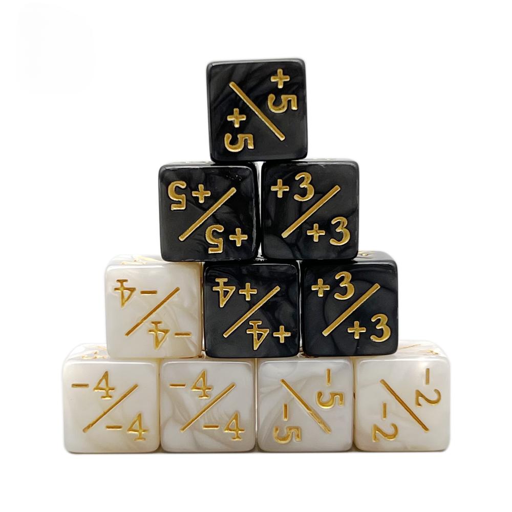 Игральные кости D6, игральные кости-счетчики, высококачественные игральные кости D6, однотонные разноцветные, мраморный эффект для математической игры, карточные игровые аксессуары