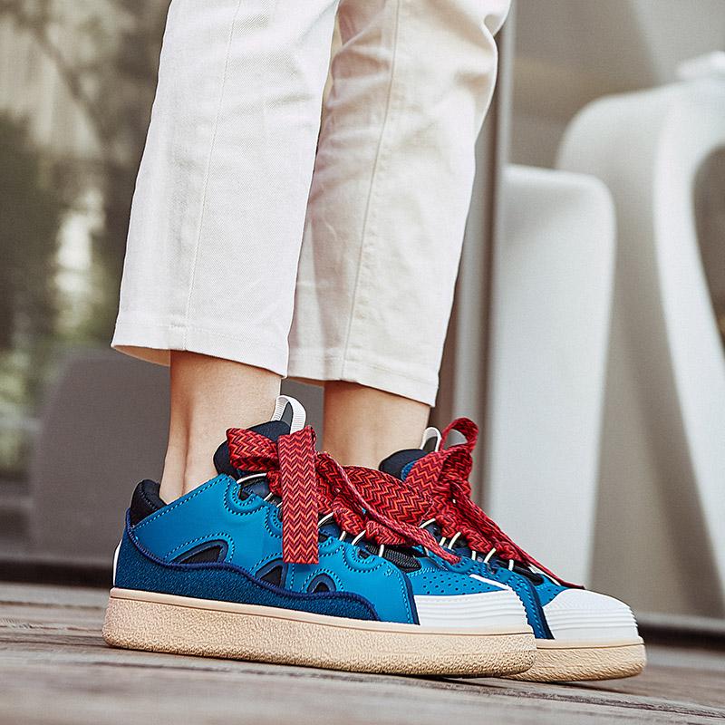 36-45 Unisex Outdoor Large Size Microfiber Casual Sports Sneakers