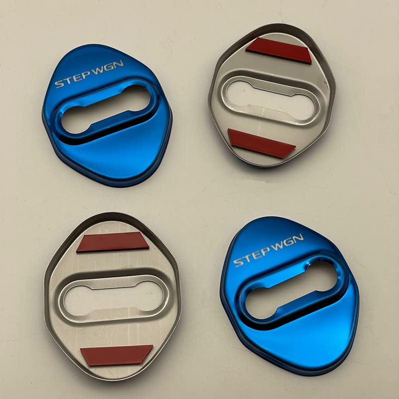 TADOKAPATU Honda New Step Wagon RP Series Striker Cover Door Lock Cover Plated Accessories Interior Parts Stainless Steel 4PCS Easy Installation Ho