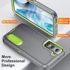 3-в-1 для Samsung Galaxy S22 S23 S24 S25 FE S26 Ultra A17 A16 A15 A56 A36 A26 A54 A14 A53 A13 A06 Ударопрочный чехол повышенной прочности