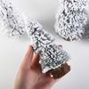 Handmade Flocked Cedar Tree Stable Mini Christmas Tree Mini Snow Pine Tree  Party