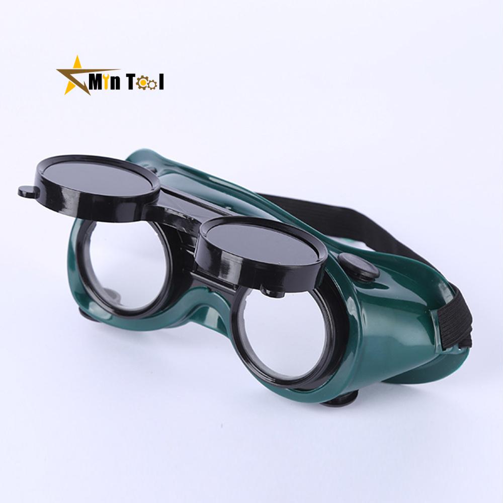 Double Flip Welding Glasses Cutting Welders Goggles Glasses Lenses Safety Protective Cutter Grinding Glasses Weld Asscessories