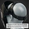 Automatic Dimming Welding Facemask Large View True Color Auto Darkening Welding Facemask 130 celsius  High Temperature Resistant for Arc Welding Grind