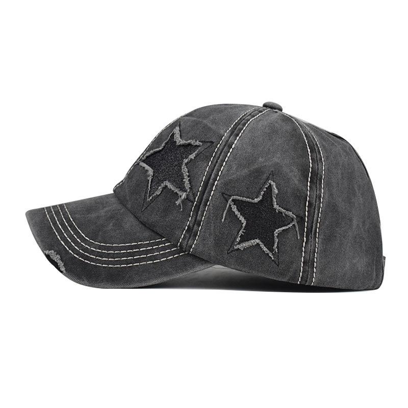Northwood Хлопковые бейсболки с хвостиком, женская шляпа, бейсбольная кепка со звездами, шляпа папы для девочек, кепка