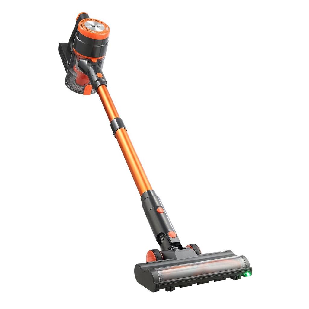 Cordless Vacuum Cleaner, 40KPA Max Suction, Rechargeable Anti-Tangle Stick Vacuum with LED Display Screen, Lightweight Handheld Vac with 47mins