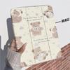 Мультяшный чехол-медведь для планшета iPad mini 2 3 4 5 6 7-го поколения iPad 5 6 9.7 дюйма iPad Air 2019 10.5 дюйма iPad 8-го 9-го 10.2 дюйма 10-го 2022 года