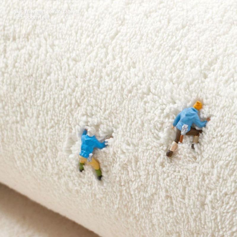 Irregular Shape Living Room Decoration Gradient Carpet Cream Style Rugs for Bedroom Home Thick Plush Mat Fluffy Soft Bedside Rug