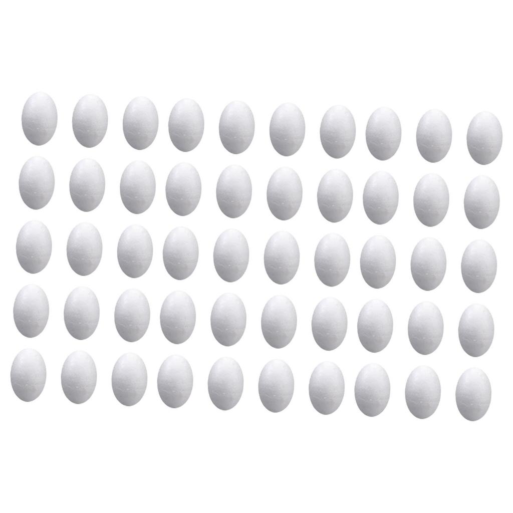 Eggs for Craft Projects. Hollow Foam Easter And Halloween Activities.