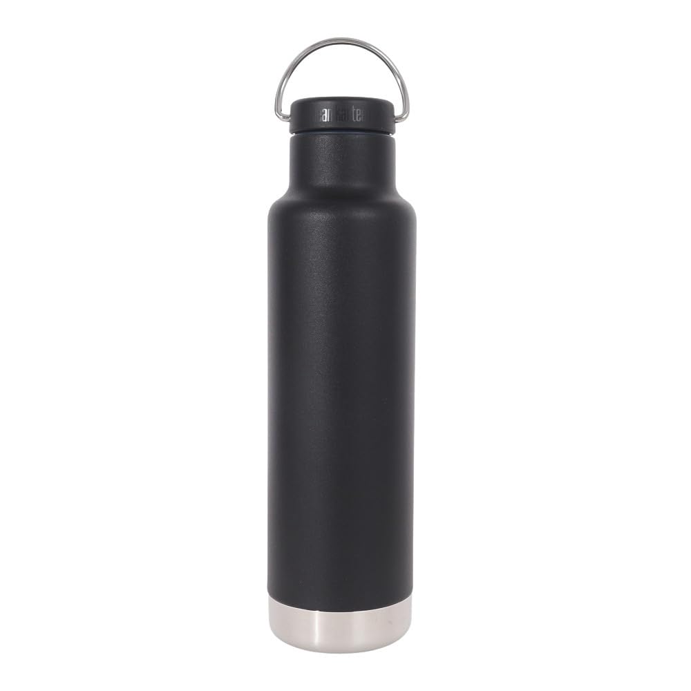 Klean Kanteen Drink Bottle Classic Insulated 20oz Black 1008489 (592ml)