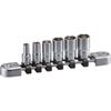 Kyoto Machinery Tools Nepros Socket Set 6 Piece Hexagonal Shape NTB2M06A (KTC) 6.3SQ Semi-Deep