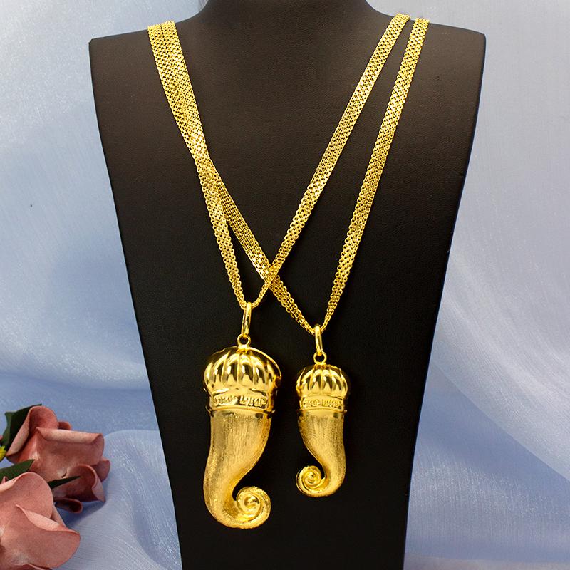 Итальянские Цепочки для Женщин Мужчин Африканские Дубайские Чили Подвеска Ожерелье Модный Циркон С Цепочкой Маленький Большой Размер Подарки