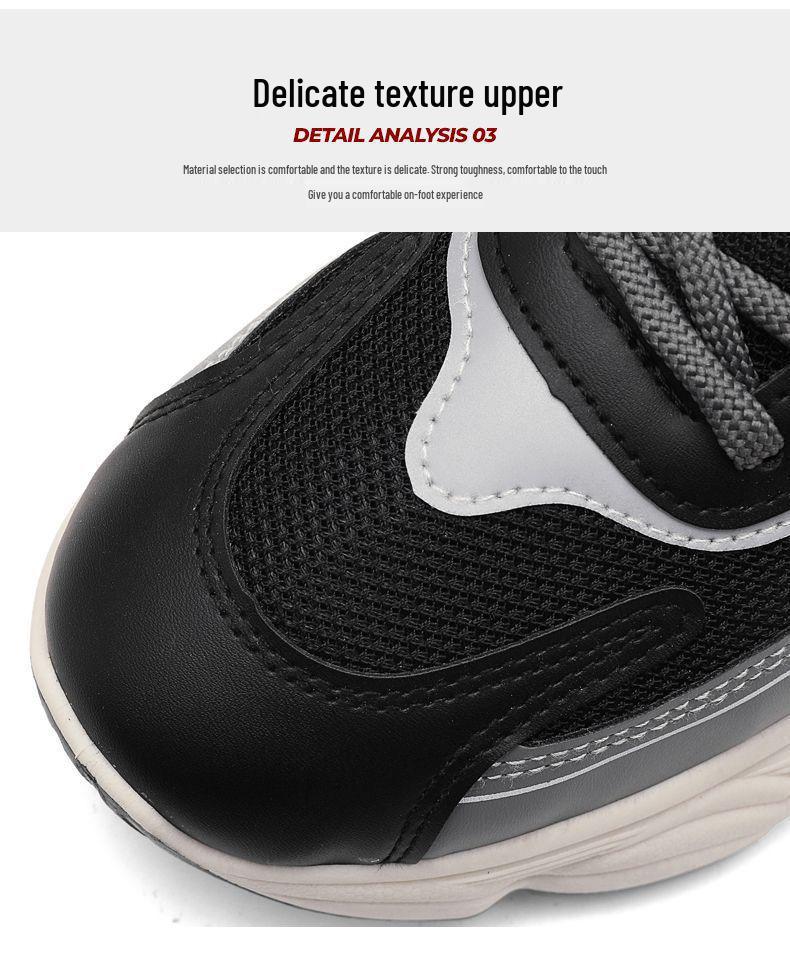 2025 Мужские дышащие сетчатые спортивные повседневные кроссовки для пап - Устойчивые к запаху и износу, на толстой подошве, универсальный летний стиль