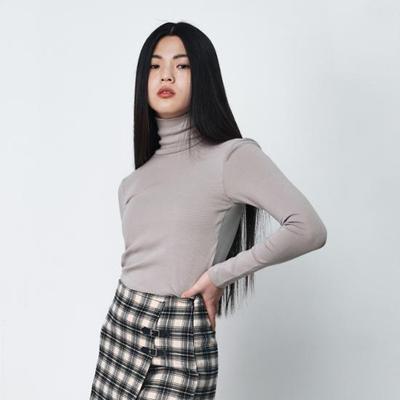 Удалить No Brawear Neck Polar Длинный рукав Easy Bra Футболка
