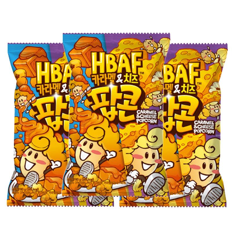 HBAF Попкорн со вкусом 17 видов, 80 г (18 вариантов)