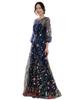 Party Piano Evening Long Floral Formal Maxi Length [EightSTAR Dress] Dress, Recital, Adult, Long, After-Party Dress, Bride, Pre-wedding Photoshoot,