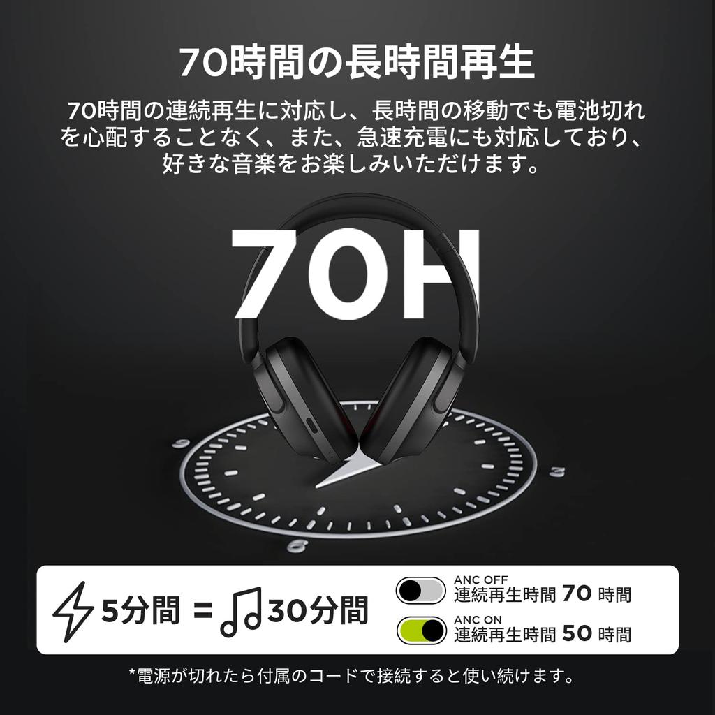 Беспроводные наушники 1MORE LDAC с высоким разрешением, активный шум, 70 часов музыки, захват окружающего звука, 5 Bluetooth, специальное приложение, совместимое с SonoFlow,