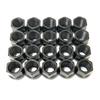 Гайки Deepa Ribusu M14 19HEX Черные сквозные для Toyota Land Cruiser Lexus P1.5 (20 шт.) 100/200, LS460/LS600/LX570/LC500/Tundra/Sequoia
