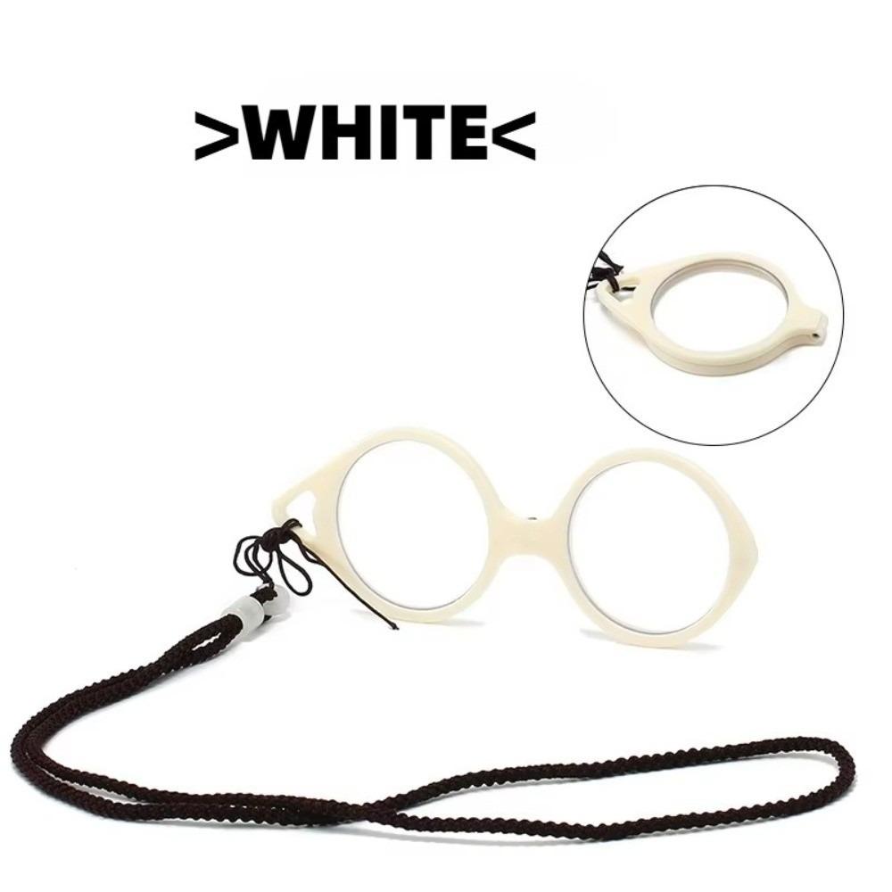+1.0 To +4.0 Reading Glasses Lightweight Frame Foldable Readers Neck Hanging Glasses For Seniors