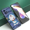 Cartoon Anime Doraemon Black Phone Case For Xiaomi Mi 9 SE 8 10 10T 11 12 13 Lite 9T 11T 12S 12T 13T 14 Pro 5G NE 11i 12X