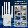Двухдиапазонный беспроводной WiFi-повторитель 1200 Мбит/с 2,4 ГГц 5 ГГц Усилитель сигнала 802.11ac Дальнего действия Роутер EU US Вилки WiFi-усилитель