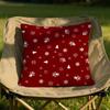Xmas Bell Socks Santa Cushion Cover Soft Reversible Durable Pillow Cover MultiScene Use for Home Car Daily Comfort