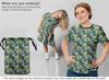 oneOone Ткань Cotton Flex темно-серого цвета с абстрактными рисунками для самостоятельного изготовления одежды, стеганая ткань с принтом, ярд 40 дюймов
