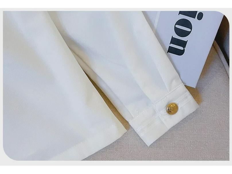 Комплект из двух предметов: юбка в клетку с длинными рукавами для девочек JK — стиль колледжа