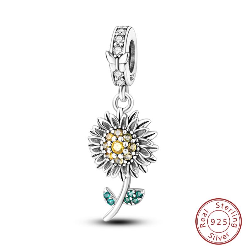 100% Медь Бабочка Фея Мечта Океан Ракушка Жемчужина Русалка Морская Черепаха Подсолнух Шармы Бусины Подходят для Браслетов Qikaola