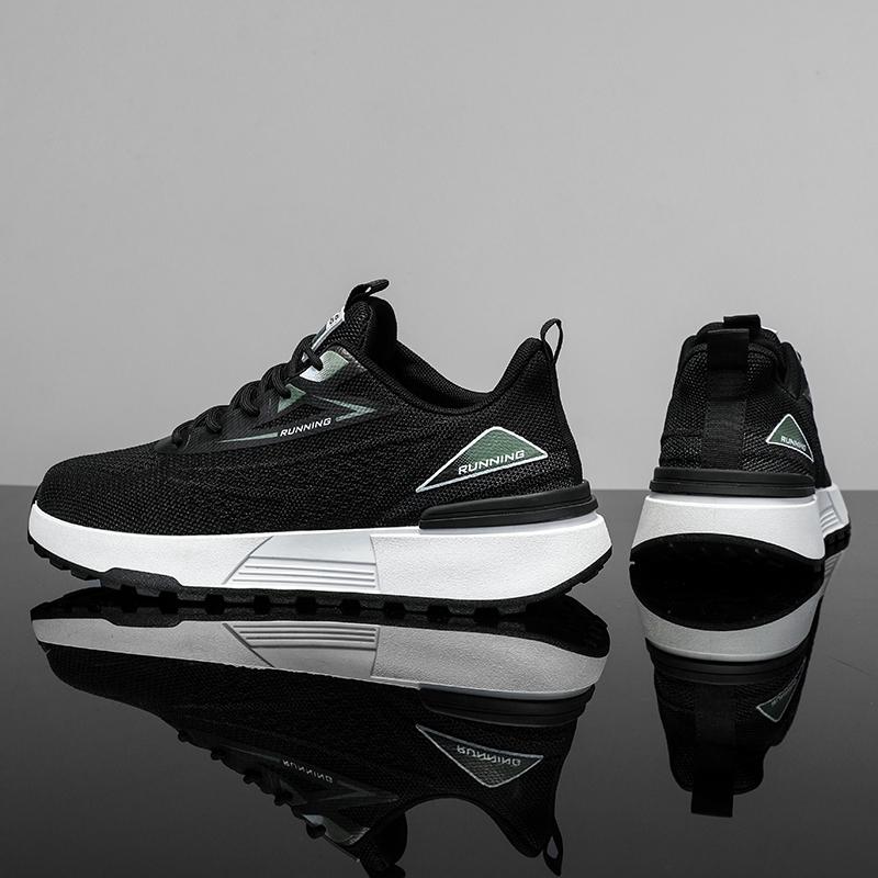 Мужские сетчатые туфли Лето Новые Дышащие Мягкая подошва Повседневная спортивная обувь Уличные кроссовки Модные Студенческие Легкие Спортивные