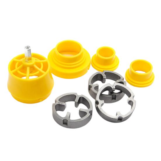 7/8Pcs/Set Electric Drill Pipe Threader Kit with 3 Die Sizes Professional Power