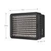 Professional Dimmable Ultra High Power LED Video Light 5600K Photography Fill Light 160 LEDs Beads CRI 95+ with Color
