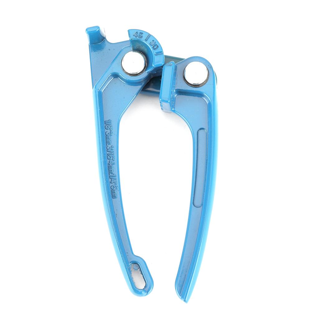 1/8in 3/16in 1/4in Tube Bender Tubing Fuel Brake AC Refrigerant Line Bending Tool Blue 1/8in Tube Bender Tube Bender Pipe Bender
