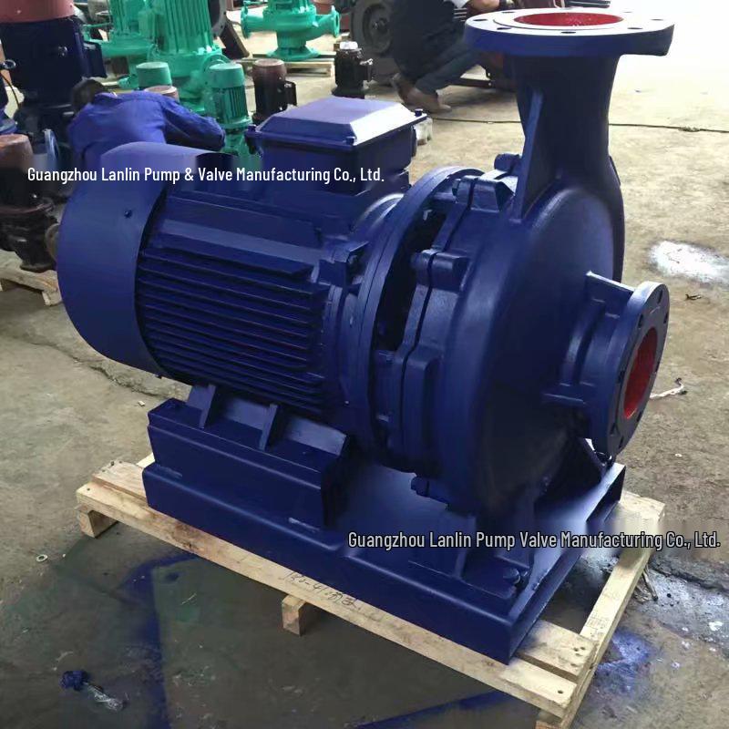 Low-Speed Single-Stage Inline Centrifugal Pump ISWD65-125I 0.75KW