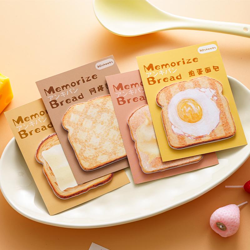 Creative Memory Bread Series Post-it Notes: High-End Ins Style Memo Pads & High-Value Sticky Notes