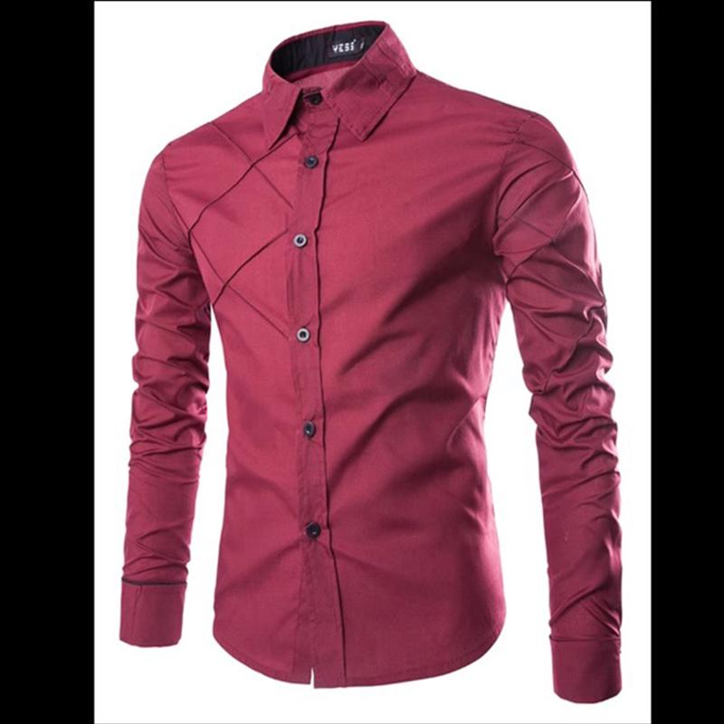 Весенне-осенняя модная мужская рубашка с длинным рукавом, повседневная клетчатая рубашка с принтом