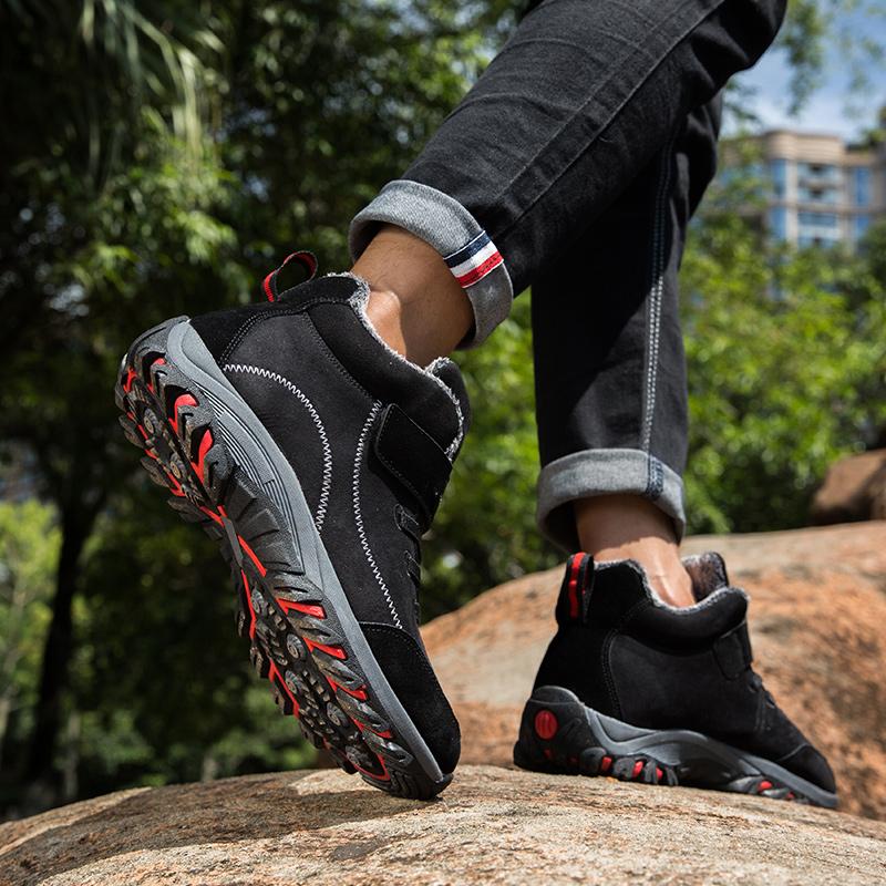 Зимние мужские плюшевые мягкие зимние ботинки плюс теплые уличные ботинки martin для холодной погоды женская модная нескользящая повседневная обувь кроссовки