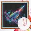 Animal Full 14CT 2 Strands DIY Counted Kits for Beginners Adults Home Decor Needlework Embroidery Kit 11.81x11.81in