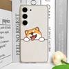 Чехол для телефона S-Shiba I-Inu для Samsung Galaxy Прозрачная крышка A52 A12 A51 S21 Edge S22ULTRA S23 S24 S20LITE Plus Ultra
