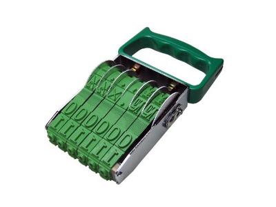 Ротационный штамп Sanbi Techno Touch, 6-строчный, шрифт Roman, шрифт Mincho, Первый выпуск, TK-006