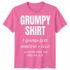Funny Grumpy Unisex T Shirt Angry Moody Cranky Gift Sarcastic Tee
