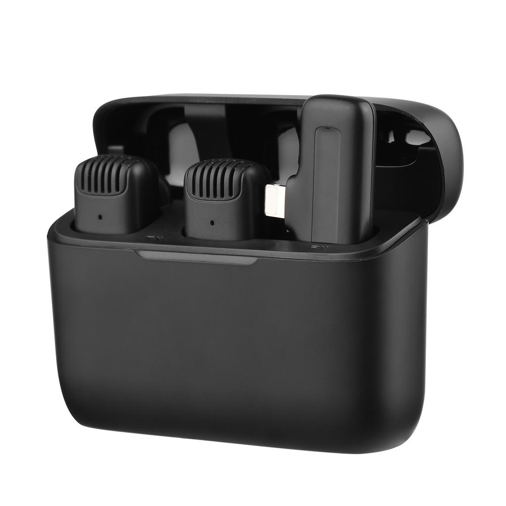 Портативная беспроводная микрофонная система OneTriggerTwo с 1 приемником и 2 микрофонами-клипонами, 20 м