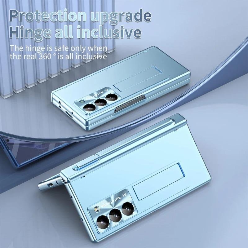 Чехол с сенсорной ручкой, магнитная броня, подставка, полная защита на 360 градусов, складной чехол для Samsung Galaxy Z Fold 6 5 4 3