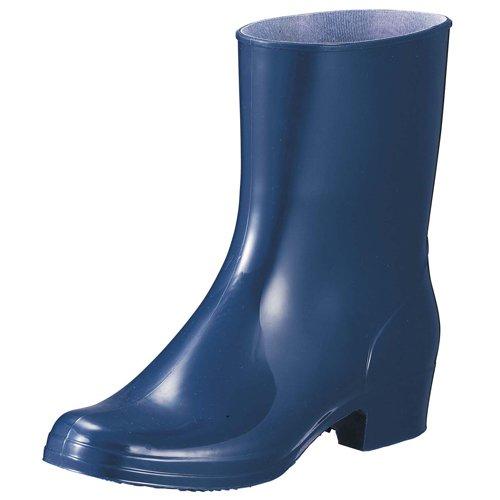 Рабочие ботинки Fukuyama Rubber Lightweight PVC Maron Boots Navy Womens PC 23,5 см