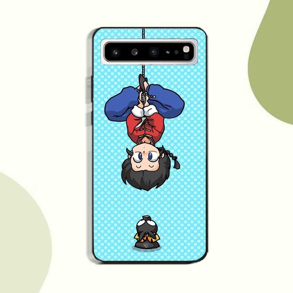 Ranma C-Cartoon Phone Case For Samsung Galaxy A52 A12 A51 S21 Edge S22ULTRA S23 S24 S20LITE Plus Ultra Black Cover