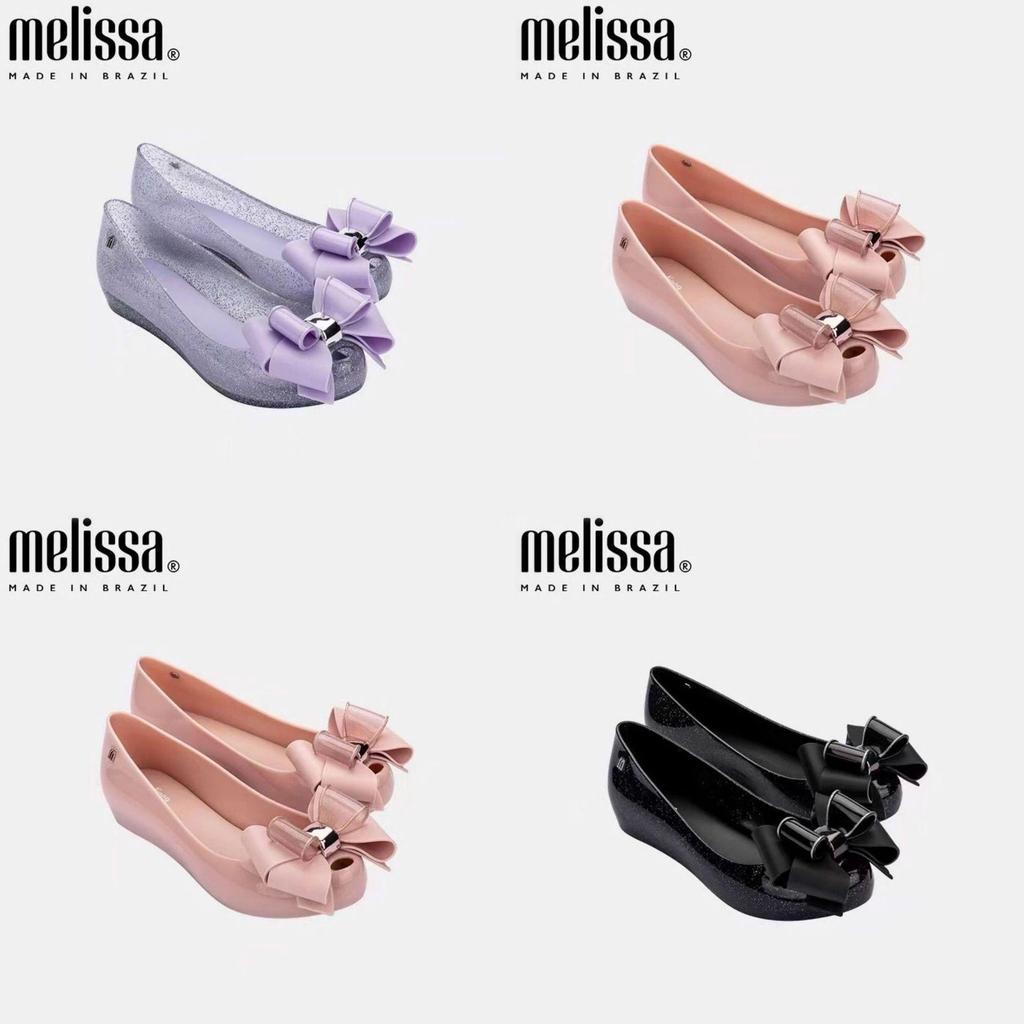 Женские босоножки-клинья Melissa с открытым носком и бантом - Коллекция Весна/Осень 2025