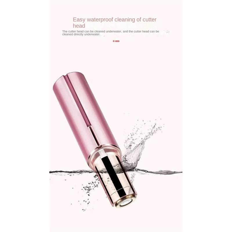 Portable Lipstick‑Shape Women Electric Epilator Painless Effective Facial Hair Remover Home Personal Care Device