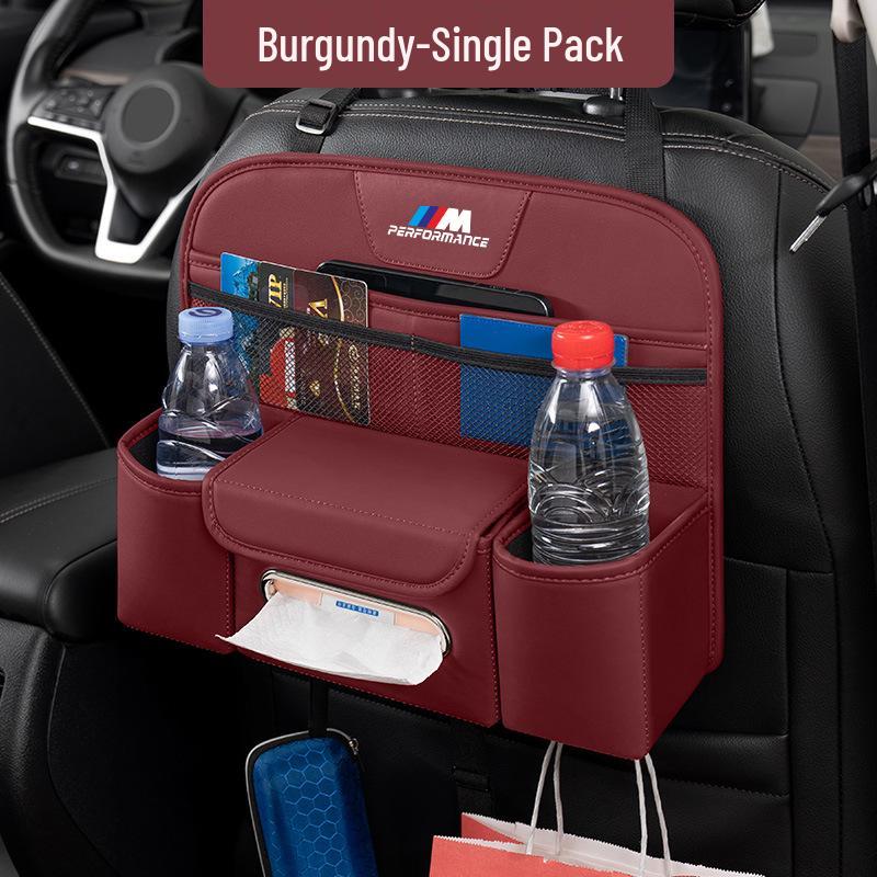 BMW Car Seat Back Organizer with Cup Holder for 3, 5, 1, 6, 7 Series & X1, X3, X4, X5, X6